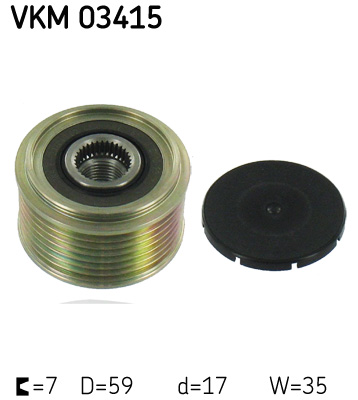 SKF Generatorfreilauf VKM 03415